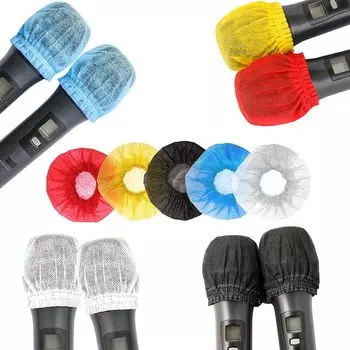 Микрофон Samcos Disposable Microphone 200 Шумоподавляющий Микрофон Антибактериальный Микрофон Микрофон Шарик Шум Всплеск Пылезащитный Микрофонный Колпачок