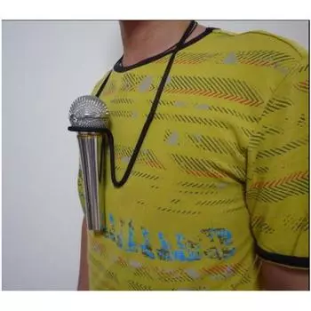 Микрофон шейный микрофон отлично подходит для живых выступлений Также отлично подходит для стойки для живого видео, держателя, занятий, речей, мероприятий, модераторов, караоке и т. д.. трансляции, чёрный