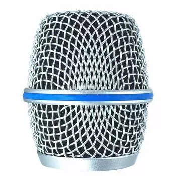 Микрофонная сетка для 58 микрофонных принадлежностей для Shure Beta Grill Mesh Head стальные сменные микрофоны DIY части серебряный