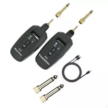 Микрофонная система Гитарный передатчик и приемник Динамический микрофон 30-50M Усилитель передачи