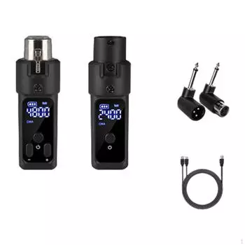 Микрофонная система с передатчиком и приемником, радиус действия 30 м, перезаряжаемая 1 Transmit