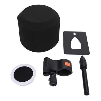 Микрофонный изоляционный шаровой шумоподавляющий ветрозащитный поп-фильтр для конденсаторных микрофонов с Poten