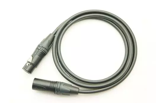 Микрофонный кабель MOGAMI 2534 XLR NEUTRIK Позолоченные Черный 1,5 м чёрный