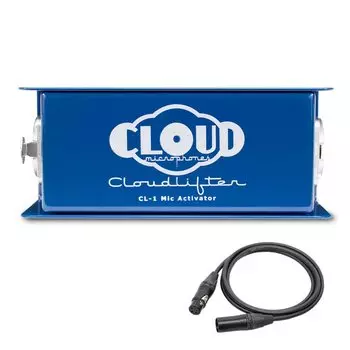 Микрофоны Cloud Microphones Cloudlifter от Cloud Microphones Cloud Lifter Микрофонный усилитель Микрофонный предусилитель Активатор Микрофонный бустер Кабель для микрофона Cloud Microphone CANARE оригинал синий
