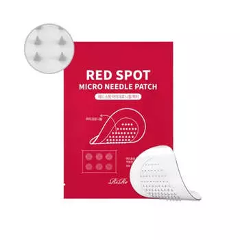 Микроигольчатый пластырь RiRe Red Spot 14 мм*6 шт./12 шт./18 шт./24 шт./30 шт. 6ea