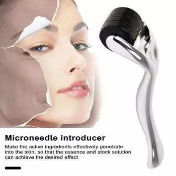 Микроигольчатый ролик для красоты с микроиглами 0,2/0,25/0,3/0,5/0,75/1/1,5/2/2,5/3 мм, ролик для ухода за волосами и кожей головы, дерма-ролик для сияющей кожи H