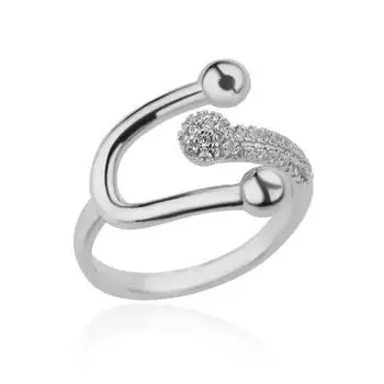 Микроинкрустированное цирконом медное кольцо для женщин, минималистичное ювелирное изделие, подарок для женщин для повседневной носки золотой