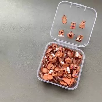 Микроландшафт Веселые животные, Светящиеся маленькие животные Заяц Украшения One Size