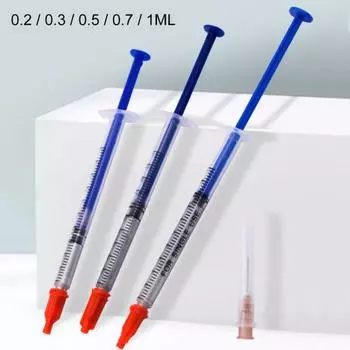 Микронная серебряная проводящая паста для краски, клей для проводов, электрически клей, инструмент для ремонта 0.2ML