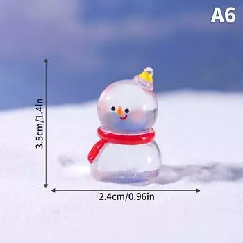 Микропейзаж Креативная Милая Рождественская Елка Снеговик Кукольный Домик Украшения Сделай Сам Подвесные Аксессуары Мини Украшения