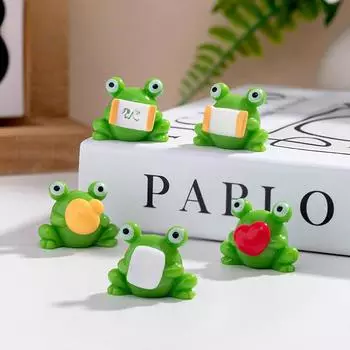 Микропейзаж Милый рельеф Настроение Маленькая лягушка Кукла Смоляные поделки Автомобиль Настольные украшения Части emotional frog frog 10pcs