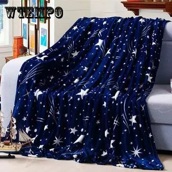 Микроплюшевое фланелевое одеяло, супермягкий теплый однотонный коврик, постельное белье для дивана 120 x 200cm