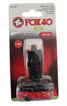 Микросвисток FOX40 с высоким креплением, черный 23253