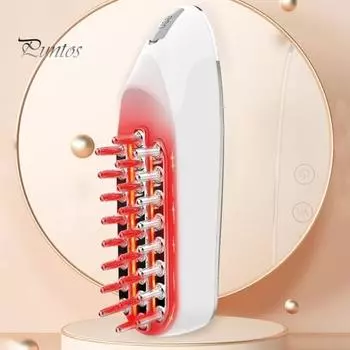 Микротоковый массажер для кожи головы, электрическая щетка для массажа кожи головы, USB-зарядка, массажная щетка для волос, скребок для головы, электрический аппликатор масла для волос, многофункциональный белый