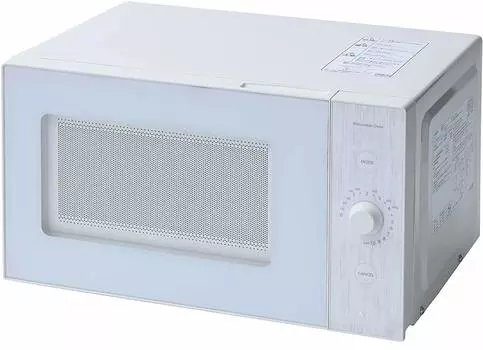 Микроволновая печь 18 л, одна функция, один срок службы, два человека, плоский стол, Hertz Free, простая эксплуатация, белый цвет [Yamazen] YRL-F180(W)