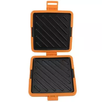 Микроволновая печь для приготовления сэндвичей Toastie Тостер для микроволновой печи с регулируемыми силиконовыми ремнями Нет L оранжевый