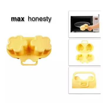 Микроволновая печь для яиц (Цветок + Сердце) Плита, форма для яиц на пару, форма для вареных яиц, мини-завтрак