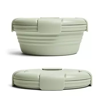 Микроволновая печь для студентов, офисных работников, ланч-бокс, складной бенто-бокс, контейнеры для еды для детей зелёный
