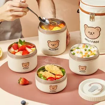 Микроволновая печь герметичная нержавеющая сталь термо-ланч-бокс Bento большой емкости изолированный контейнер для студентов взрослых