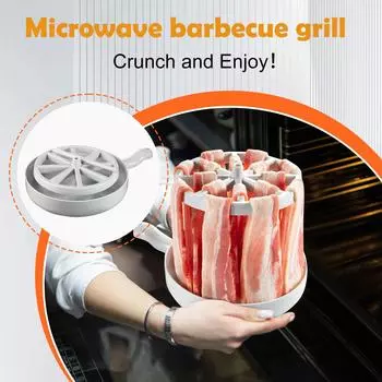 Микроволновая печь - готовит 1 фунт блюд, уменьшенных на 40% - используется для легкого приготовления блюд на Рождество - более хрустящие One Size