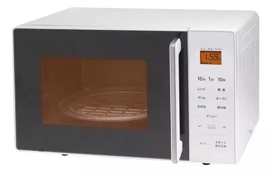 Микроволновая печь Микроволновая печь 16 л с функцией тоста Поворотный стол 11 видов автоматического меню Оснащен датчиком веса Функция гриля Белый [Yamazen]