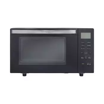 Микроволновая печь Микроволновая печь 18 л с функцией тостов Плоский стол Автоматическое меню 18 типов Функция гриля Черный [Yamazen] YRJ-F182TV(В)