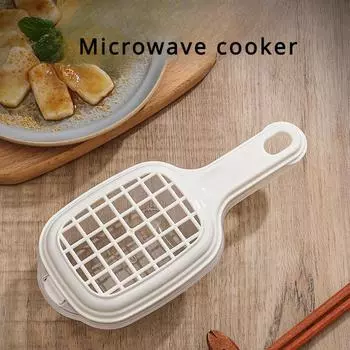 Микроволновая печь, нагревательная камера для рисового пирога, пароварка, посуда для пароварки, дренажная коробка для тофу, коробка для чистки фруктов 20x10cm белый
