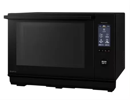 Микроволновая печь Panasonic Bistro Steam 25 л с сенсорной ЖК-панелью и большой мощностью черного цвета NE-BS6C-K