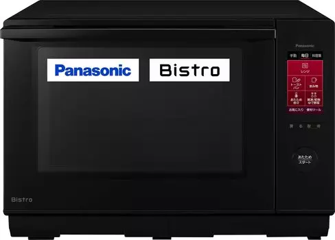 Микроволновая печь Panasonic Countertop Bistro Steam 25L LCD Touch Panel Large Firepower Black NE-BS6A-K