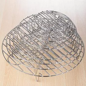 Микроволновая печь Пустая решетка для барбекю из нержавеющей стали Высокий каркас для жареных полок Фритюрница Кухонная плита Аксессуары для барбекю