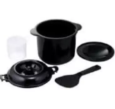 Микроволновая печь рисоварка Kishu bincho древесный уголь комбинация 2 чашки чёрный