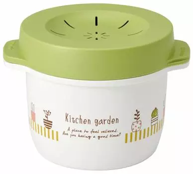 Микроволновая печь Skater Паровая рисоварка Kitchen Garden xx 13 см Сделано в Японии MWMR1 18.2 15.2