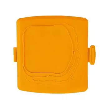 Микроволновая печь Тостер Силиконовый Тостер для Тостов Микроволновая форма для сэндвичей Противень для выпечки сэндвичей для микроволновой печи оранжевый
