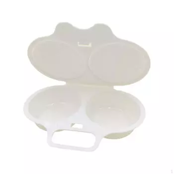 Микроволновая печь Яйцеварка Двойная Чаша Плита Многофункциональная Посуда 2 Слив Бойлера