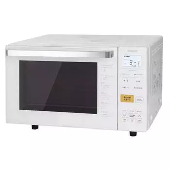 Микроволновая печь Yamazen Microwave объемом 18 л для одного или двух человек с функцией приготовления тостов, плоским столом, оснащенным сенсорным меню, поставляется с квадратной пла