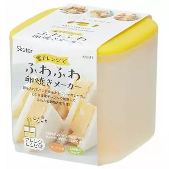Микроволновая плита Skater Fluffy Tamagoyaki Maker Tamagoyaki Made in Japan, 800 мл KFEM1