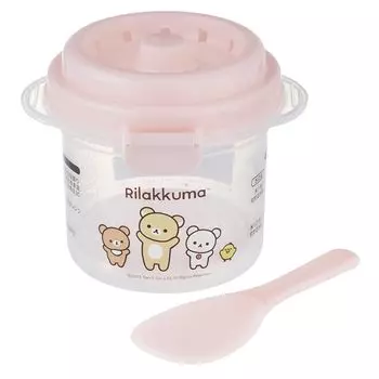 Микроволновая рисоварка Skater, рисоварка на 1 чашку с крылом для сушки, 640 мл, Rilakkuma UDG1