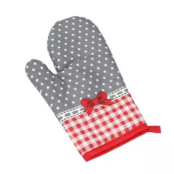 Микроволновка Защита от ожогов Жаростойкие Прихватки Нескользящие Изоляционные Перчатки Хлопок 04