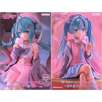 Miku Noodle Stopper Figure Noodle Stopper Figure Koisuru Sailor Suit Gray Koisuru Blazer Official of 2 Hatsune*Miku ver. (Set types)