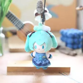 Miku Soft Hatsune Plush Keychain Toy Detachable Feature Backpack Accessories