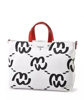 mila milanMila Milan Tote Boston Bag B4 2WAY (Mimi) No.259712 (Shiro)