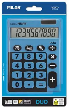 MILAN 12 digit big key calculator lilac turquoise MLN150610TDBBL &