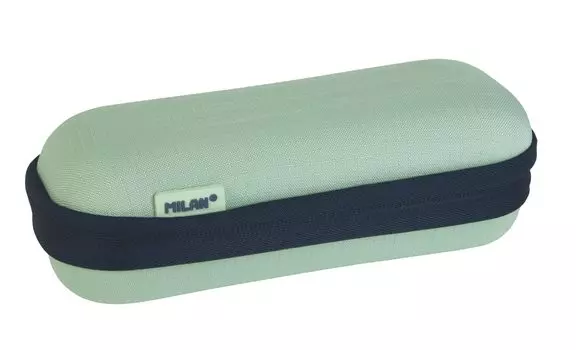 MILAN Oval Pencil Case Green MLN081145SNCGR