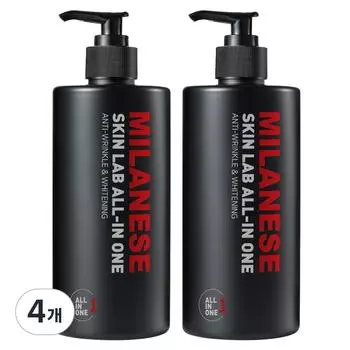 Milanese Skin Lab Мужской лосьон All-in-One, большая емкость, 500 мл, 4 шт.