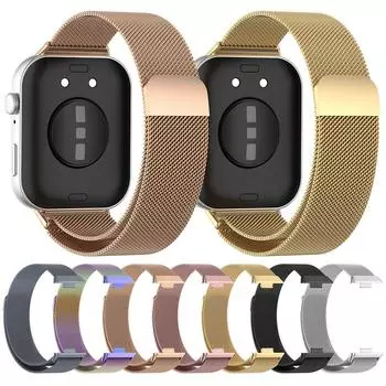 Миланский магнитный ремешок для часов с защитой от пота, регулируемый смарт-браслет, ремешок для смарт-часов Huawei Watch Fit 3 серебряный