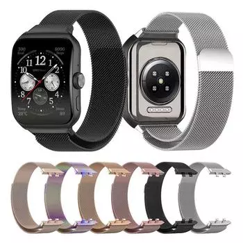 Миланский ремешок-петля для Oppo Watch 3/3 Pro, браслет из нержавеющей стали, ремешок для часов OPPO Watch SE, браслет For OPPO Watch 3 серебряный