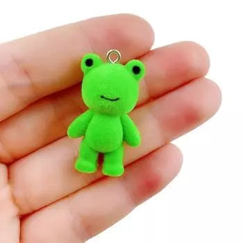 Милая 3D-цепочка для телефона в виде лягушки из мультфильма, плюшевое животное, брелок для сумки, подвеска для автомобильного ключа, держатель для наушников, подвеска для ювелирных изделий своими руками A3