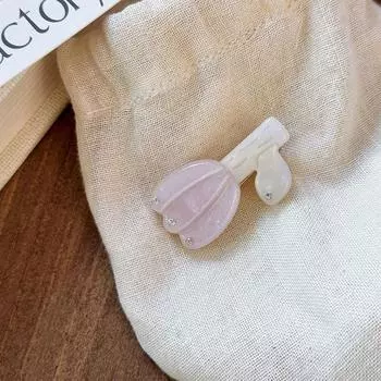 Милая ацетатная заколка-тюльпан, боковые заколки, красочные хрустальные заколки-цветы, геометрическая заколка, женские аксессуары для волос