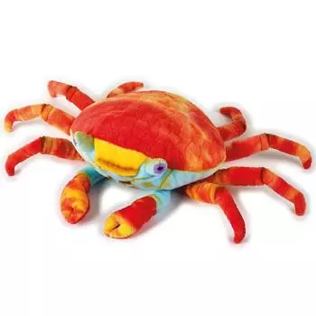 Милая Америка Красный Каменный Краб Плюшевая Кукла Моделирование Животное Краб Плюшевая Игрушка Подарки 1pc