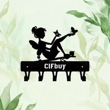 Милая бабочка, фея, ветка, стальной силуэт, домашний сад, двор, патио, декор Бабочка, фея, стальной силуэт, милый домашний двор, патио чёрный